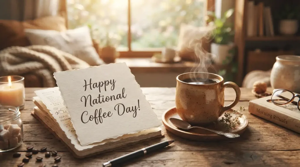 Inspirational National Coffee Day Wishes