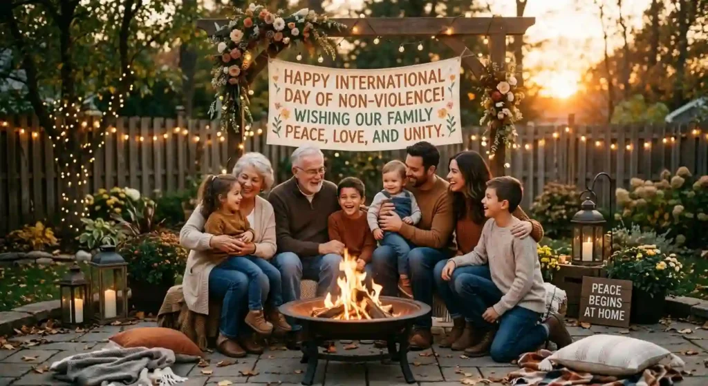 International Day of Non-Violence Wishes for Family