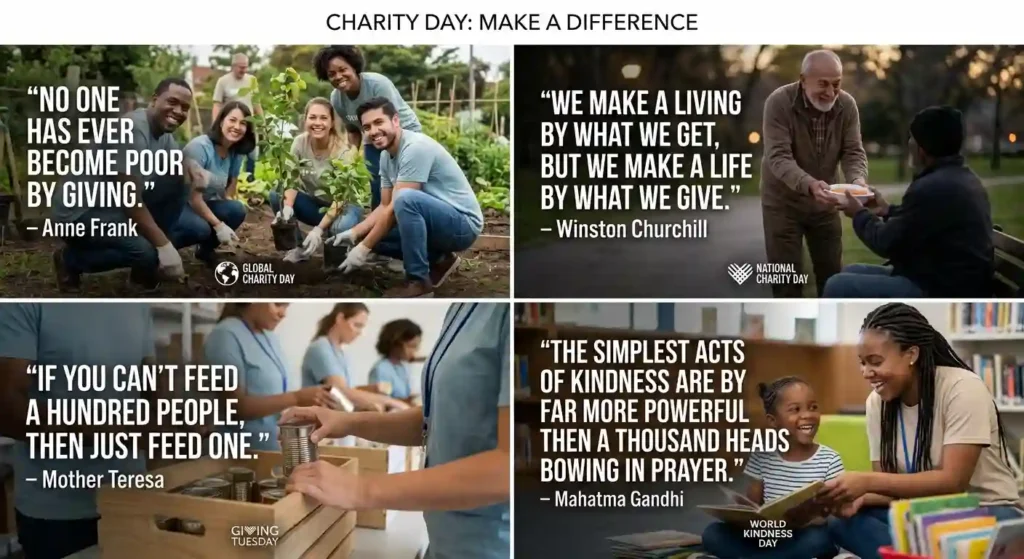 Meaningful Charity Day Quotes
