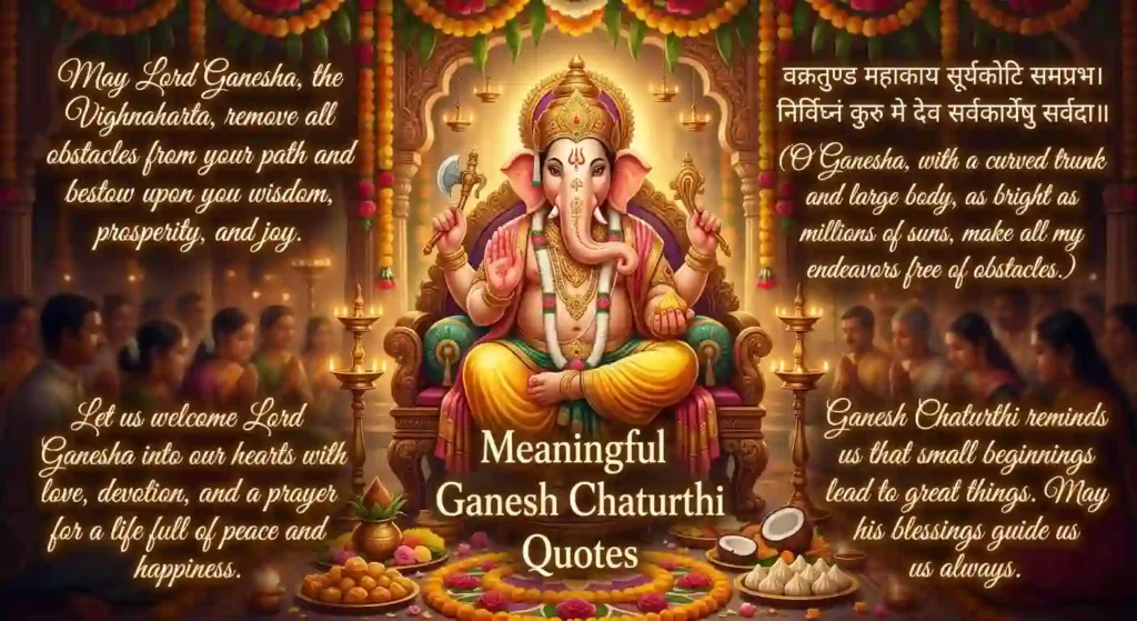 Meaningful Ganesh Chaturthi Quotes 