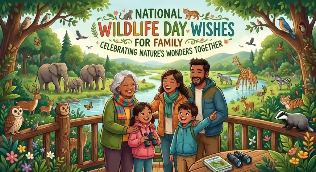 National Wildlife Day Wishes for Family