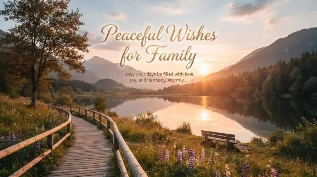 Peaceful Wishes for Family