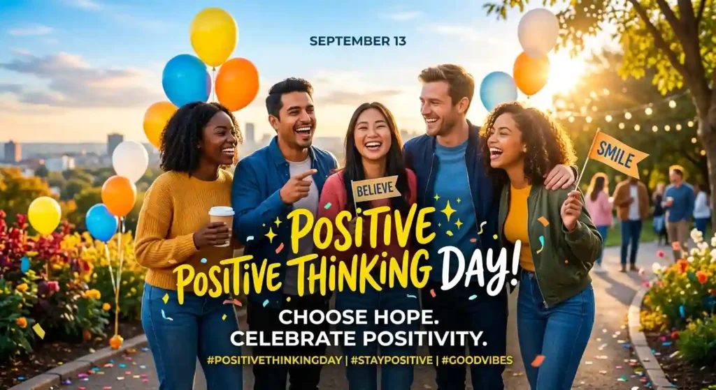 Positive Thinking Day Captions for Social Media
