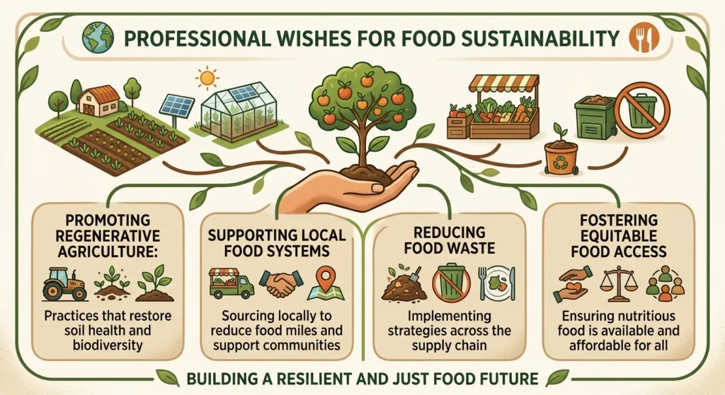 Professional Food Sustainability Wishes 