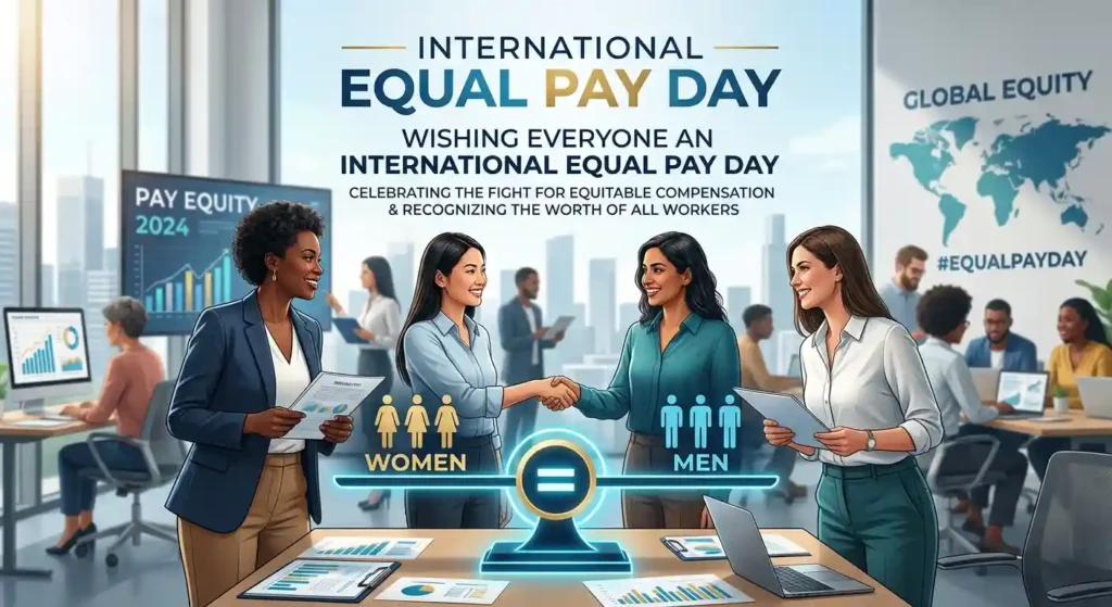 Professional International Equal Pay Day Wishes