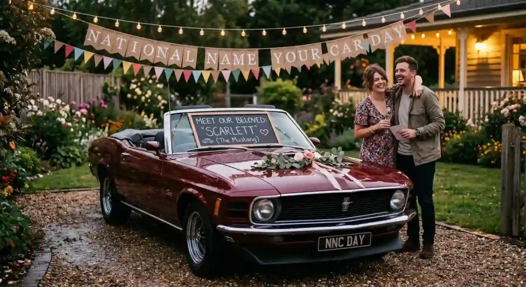 Romantic National Name Your Car Day Wishes