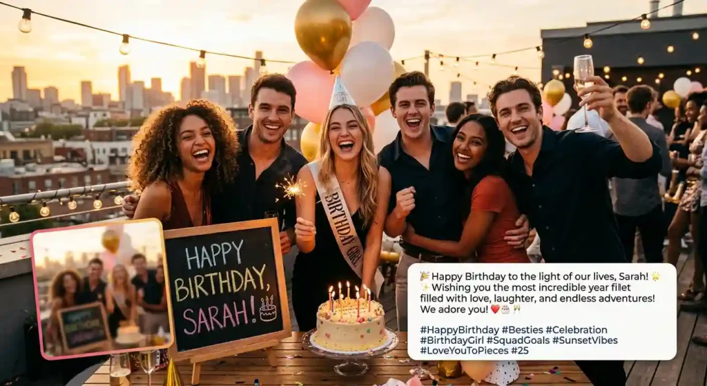Social Media Wishes and Captions