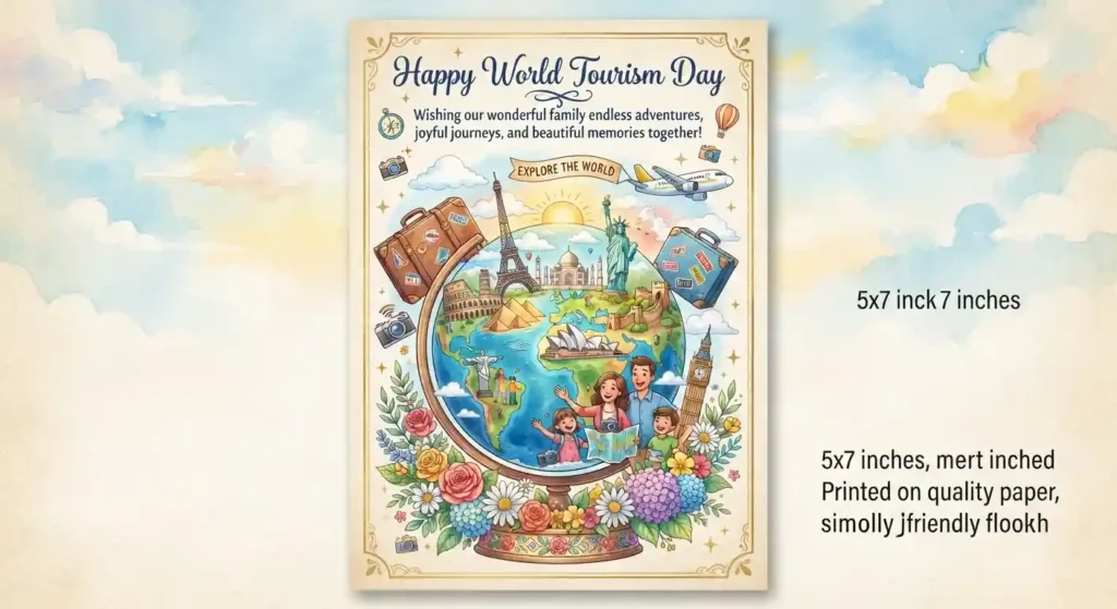 World Tourism Day Wishes for Family
