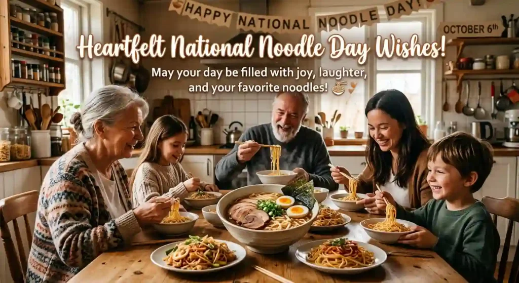 Heartfelt National Noodle Day Wishes