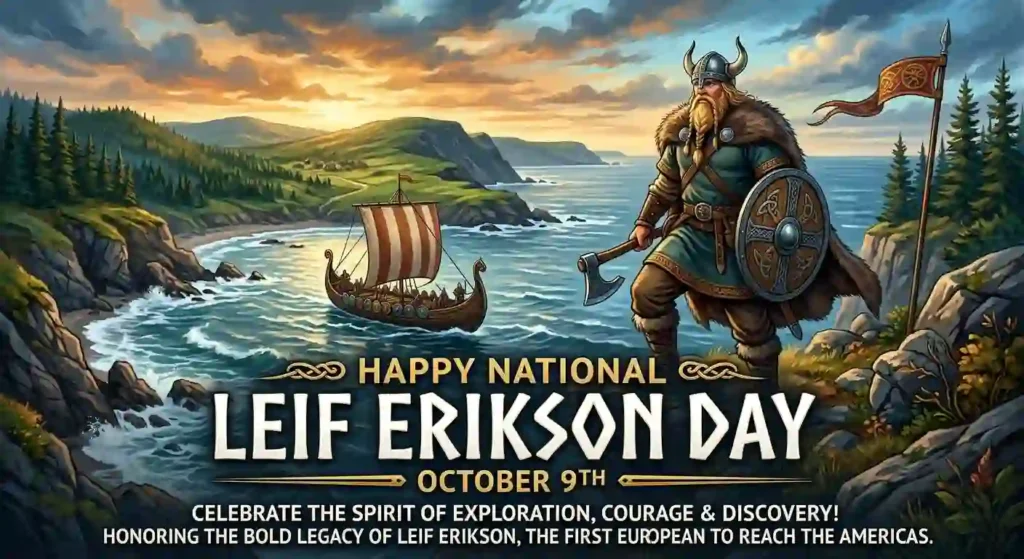 Inspirational National Leif Erikson Day Wishes