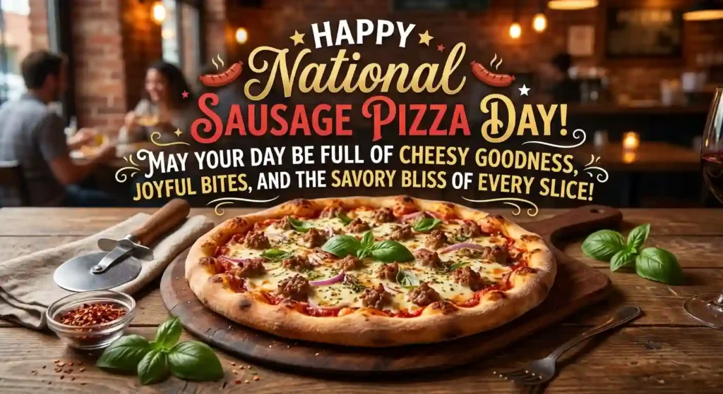 Inspirational National Sausage Pizza Day Wishes