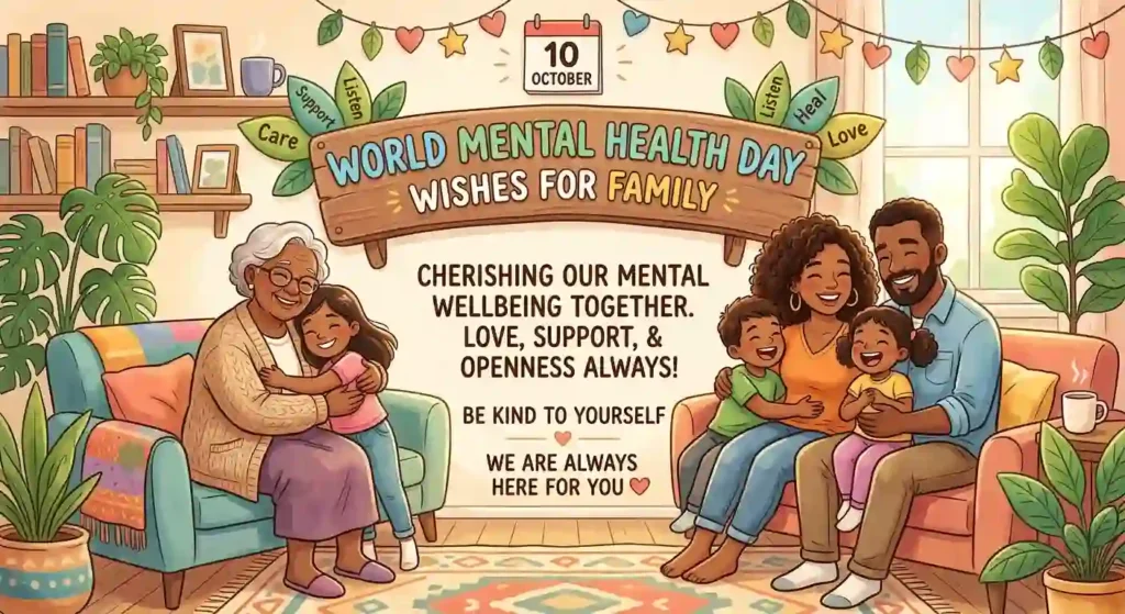 Mental Health Day Wishes for Family