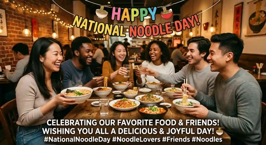 National Noodle Day Wishes for Friends