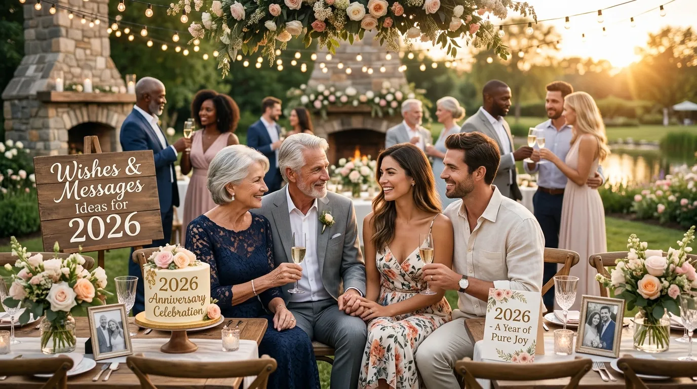 Anniversary Wishes Messages Ideas 2026: 150+ Heartfelt Messages for Every Couple