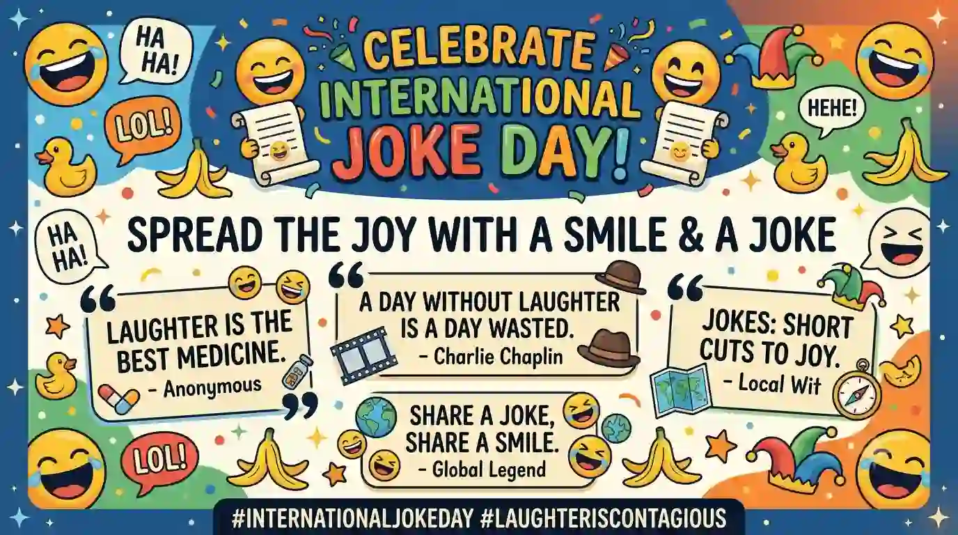 International Joke Day Wishes