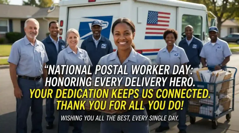 National Postal Worker Day Wishes