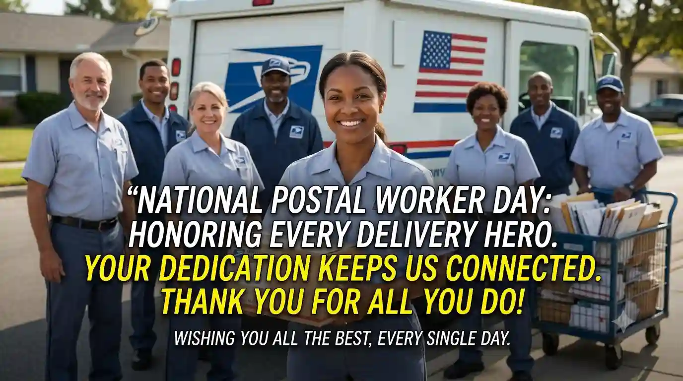 National Postal Worker Day Wishes