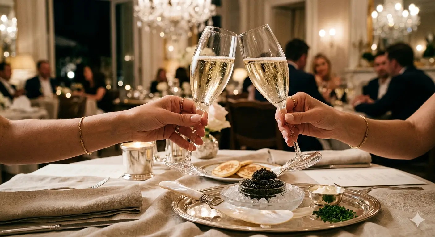 champagne dreams and caviar wishes
