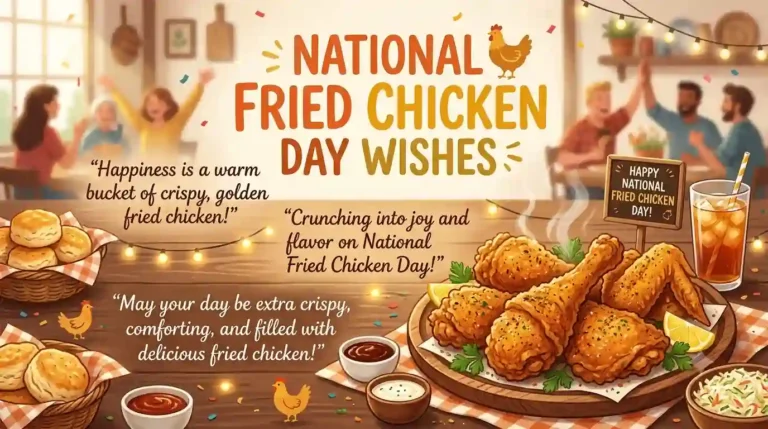 National Fried Chicken Day Wishes