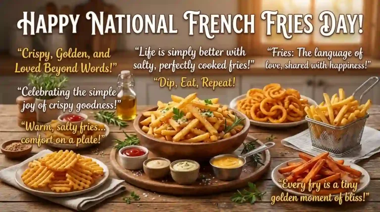 National French Fries Day Wishes