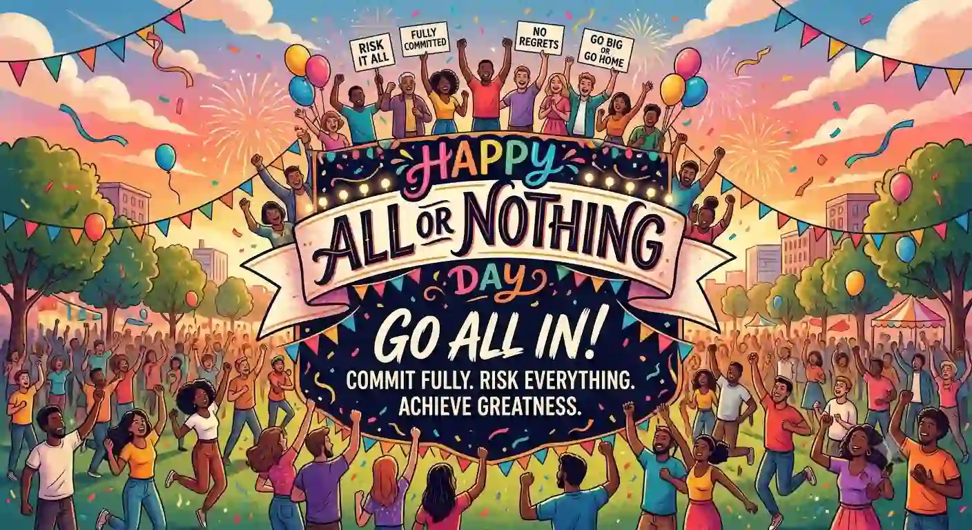 All or Nothing Day Wishes