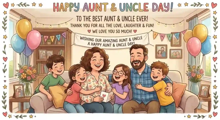 Aunt and Uncle Day Wishes