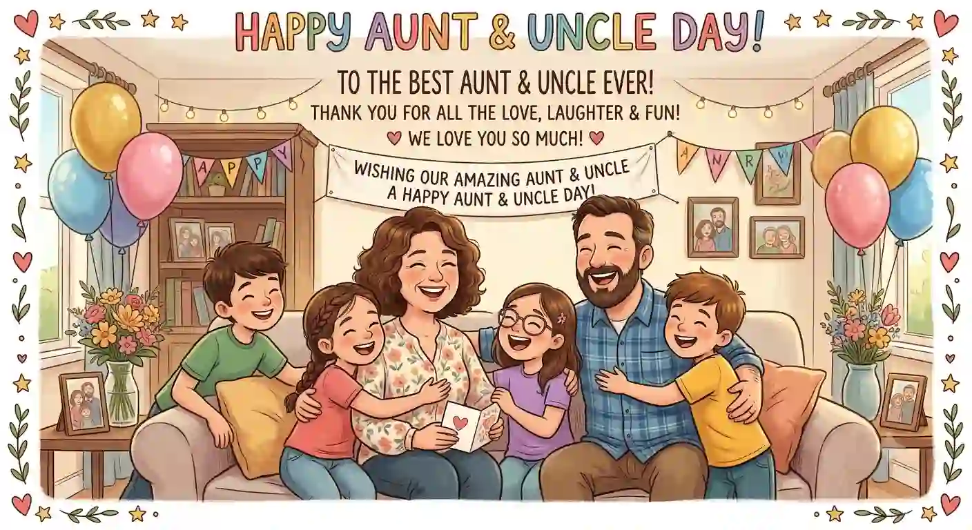 Aunt and Uncle Day Wishes