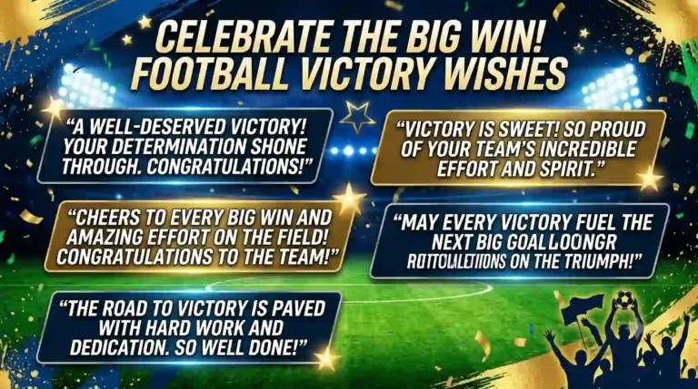 Football Victory Wishes