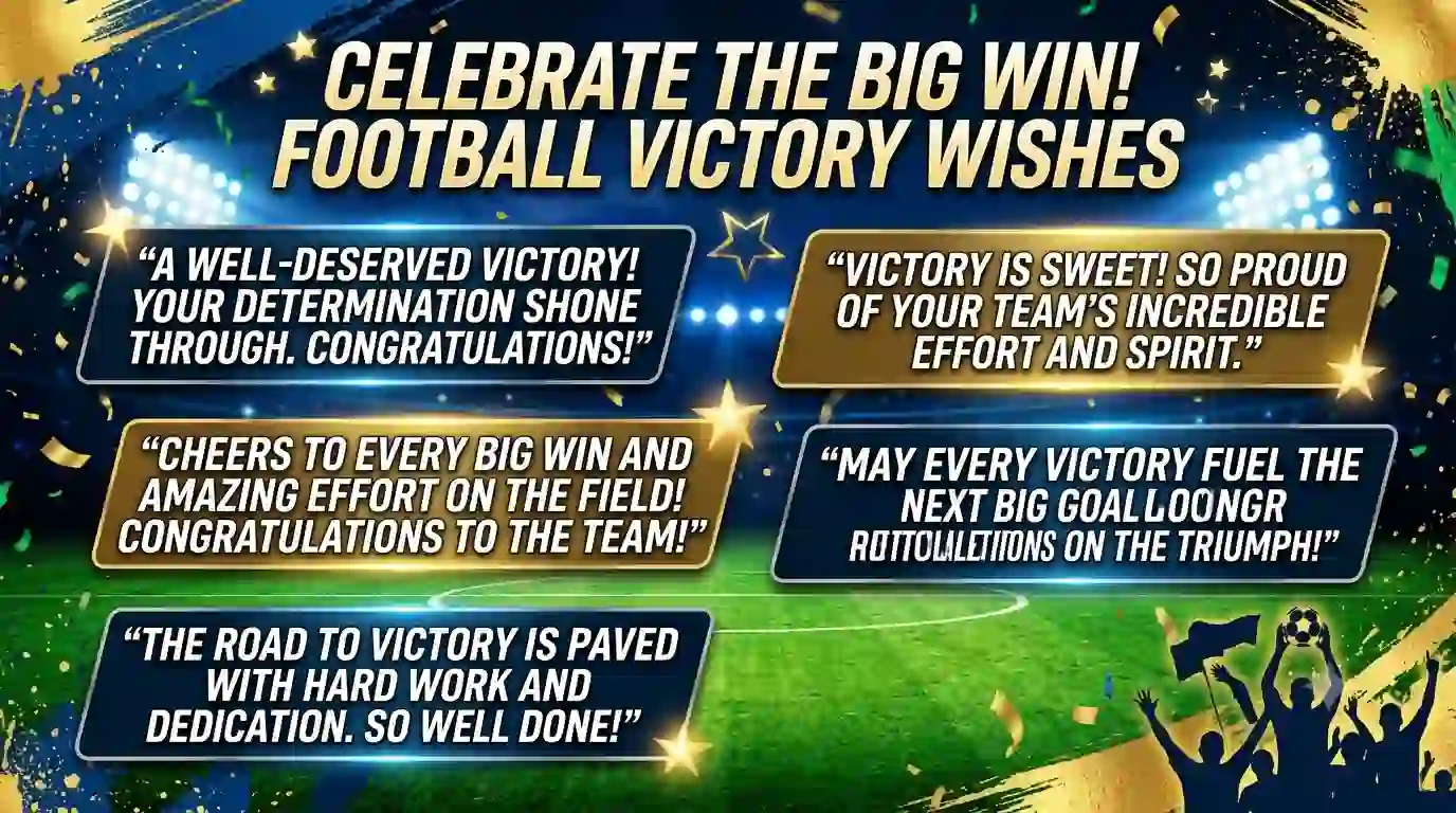 Football Victory Wishes