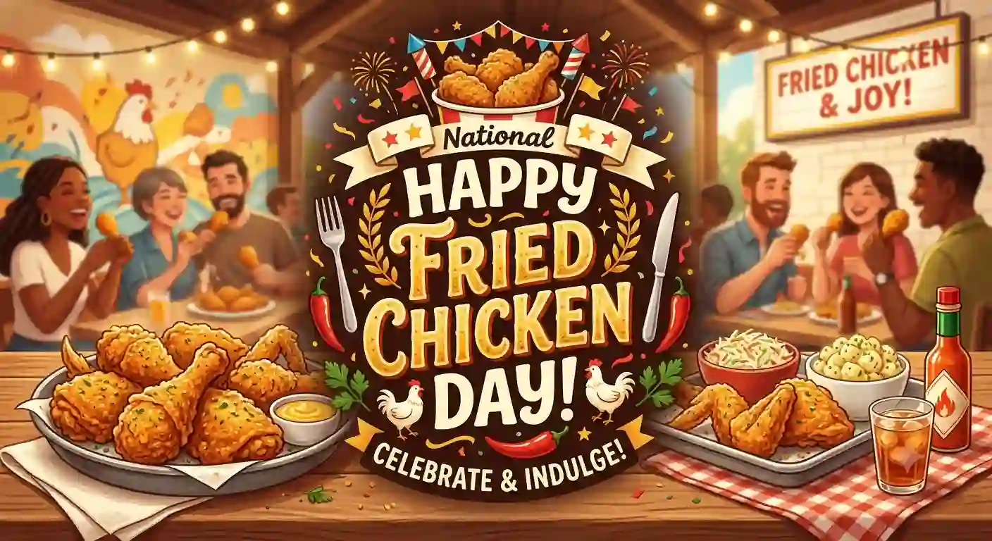Fried Chicken Day Wishes