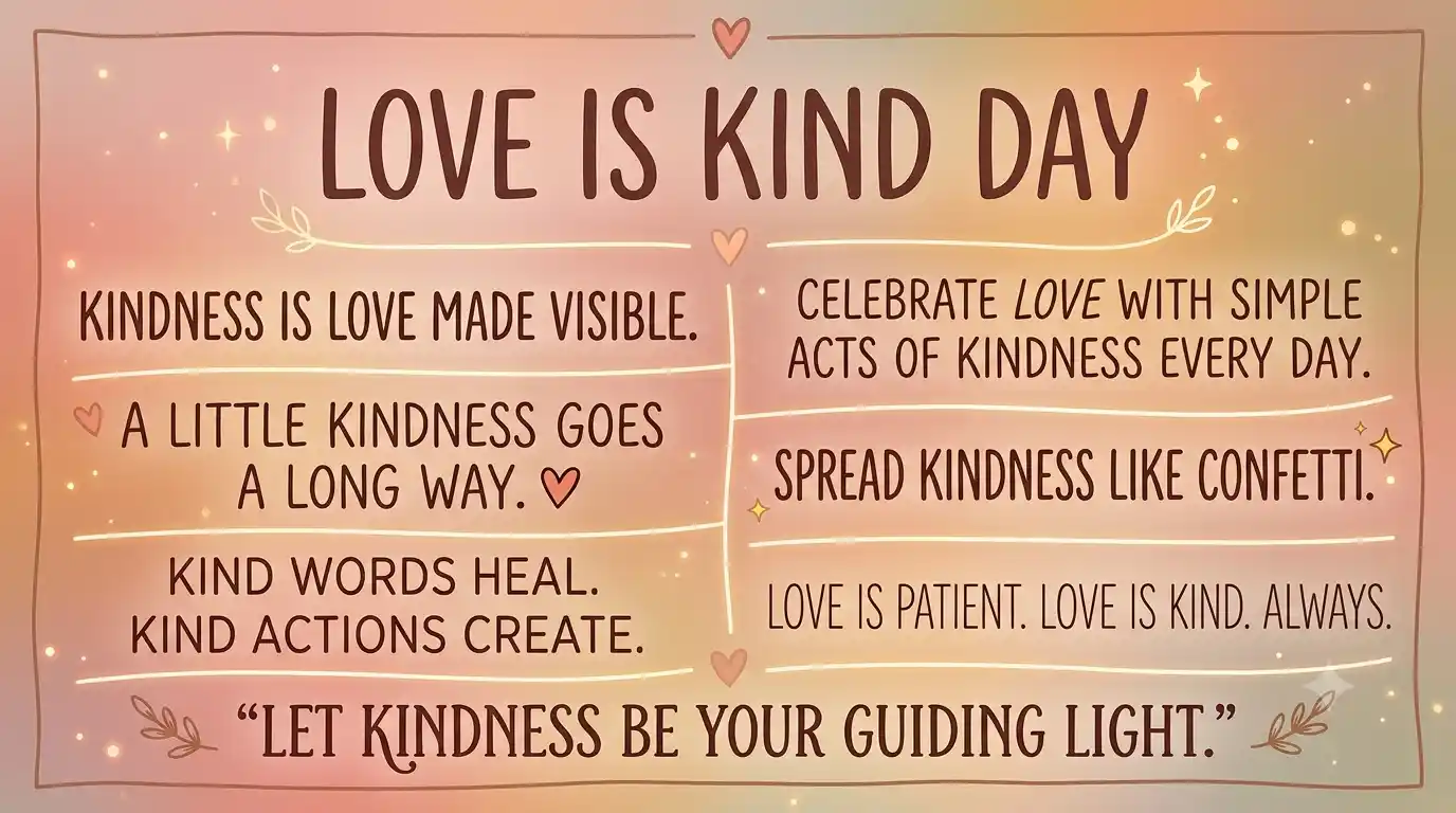 Love Is Kind Day Wishes