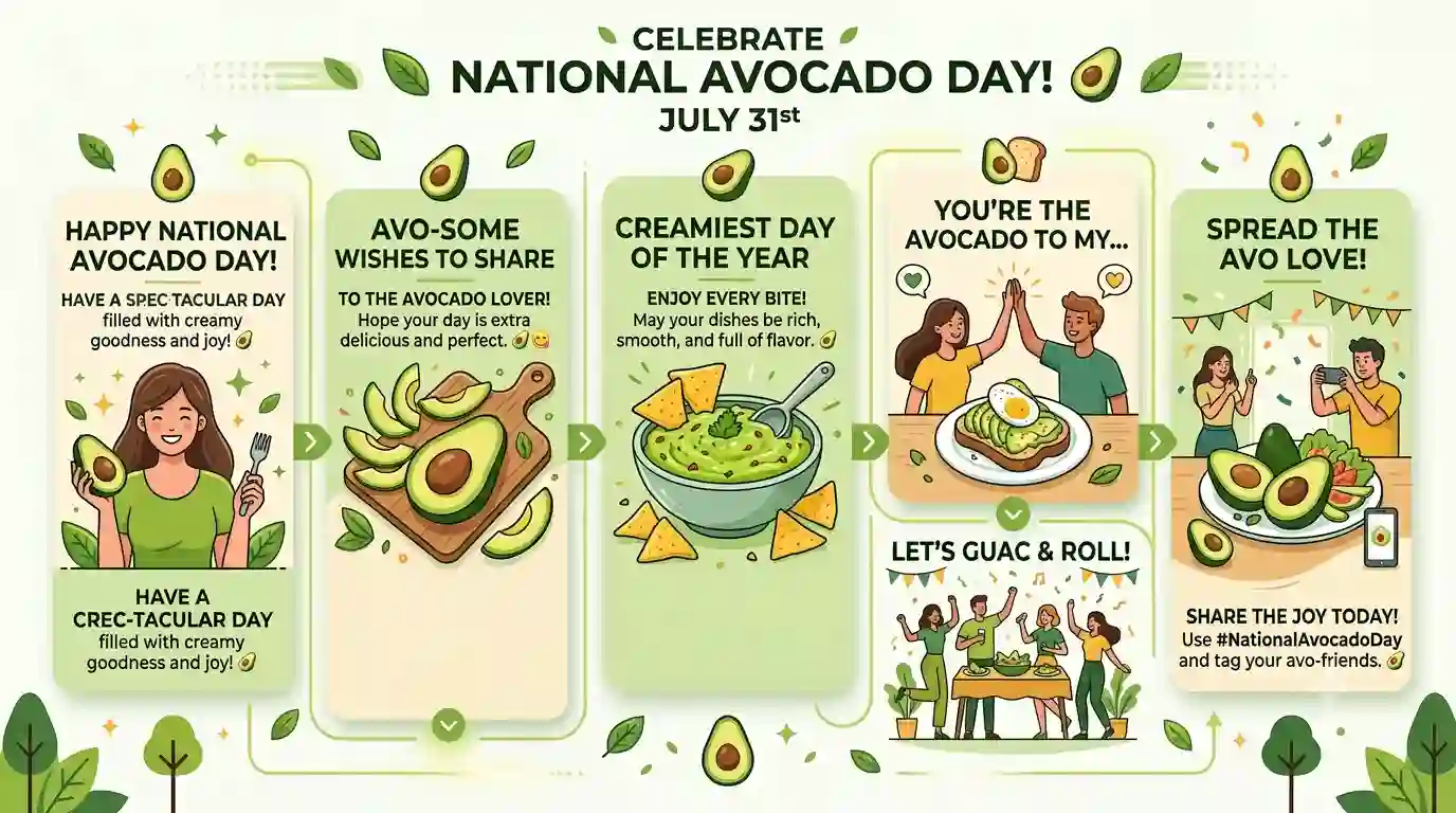 National Avocado Day Wishes
