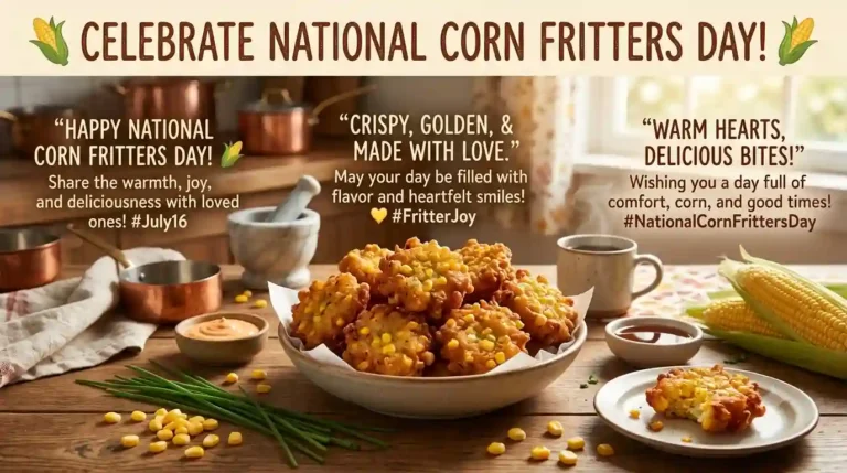 National Corn Fritters Day Wishes