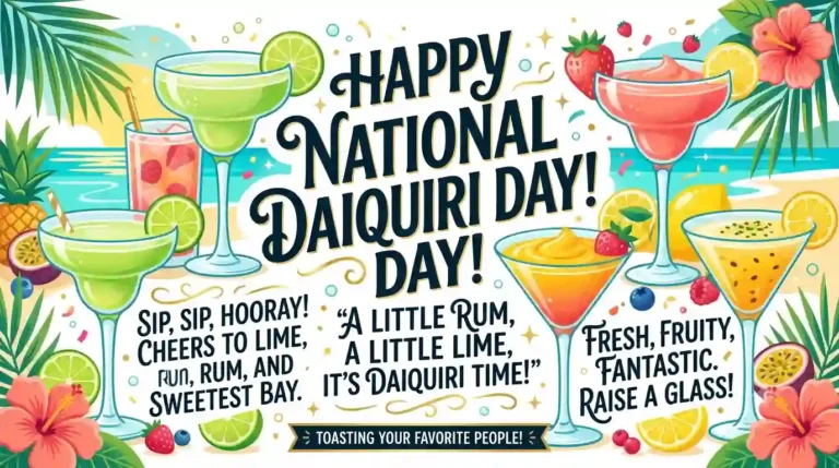 National Daiquiri Day Wishes
