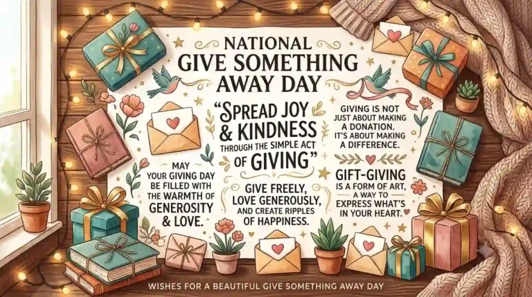 National Give Something Away Day Wishes