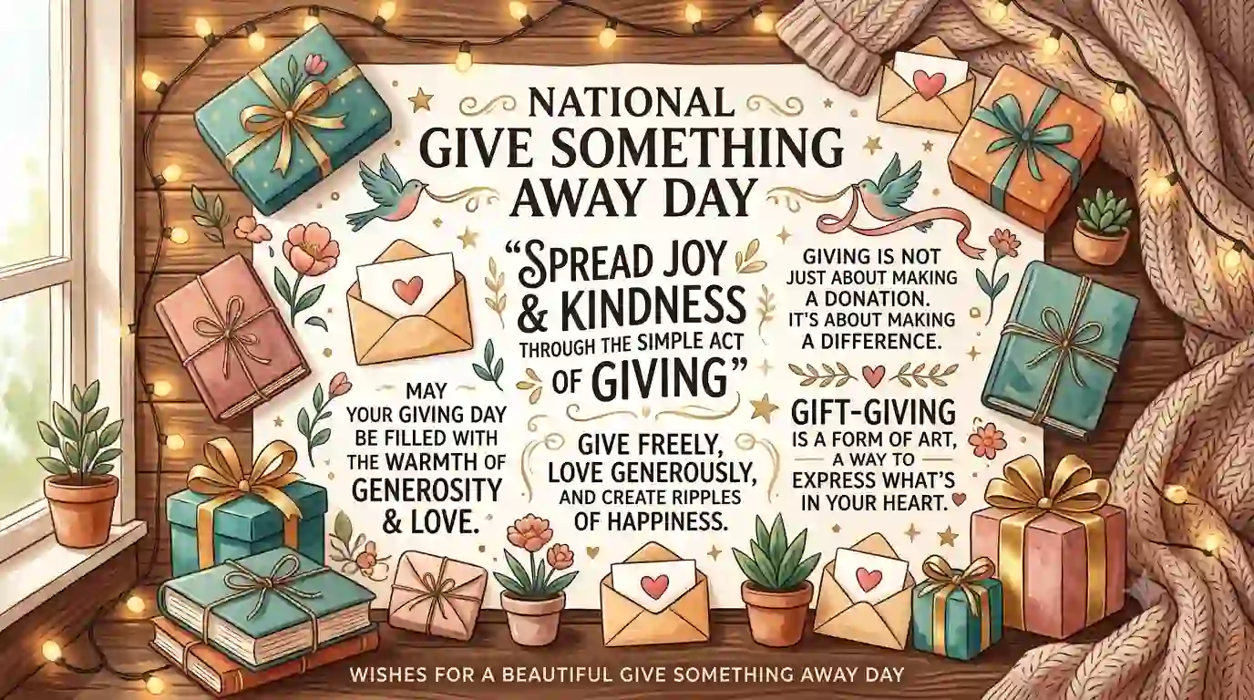 National Give Something Away Day Wishes
