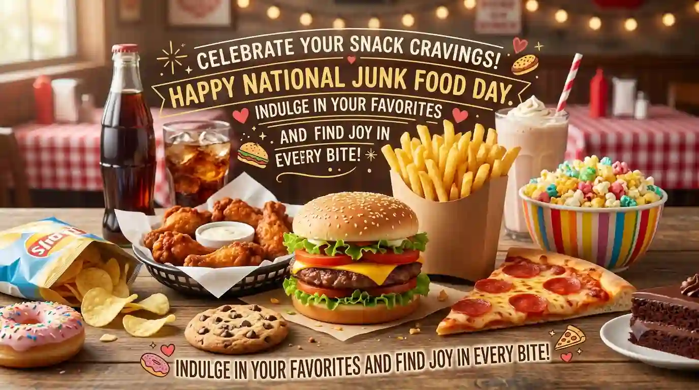 National Junk Food Day Wishes