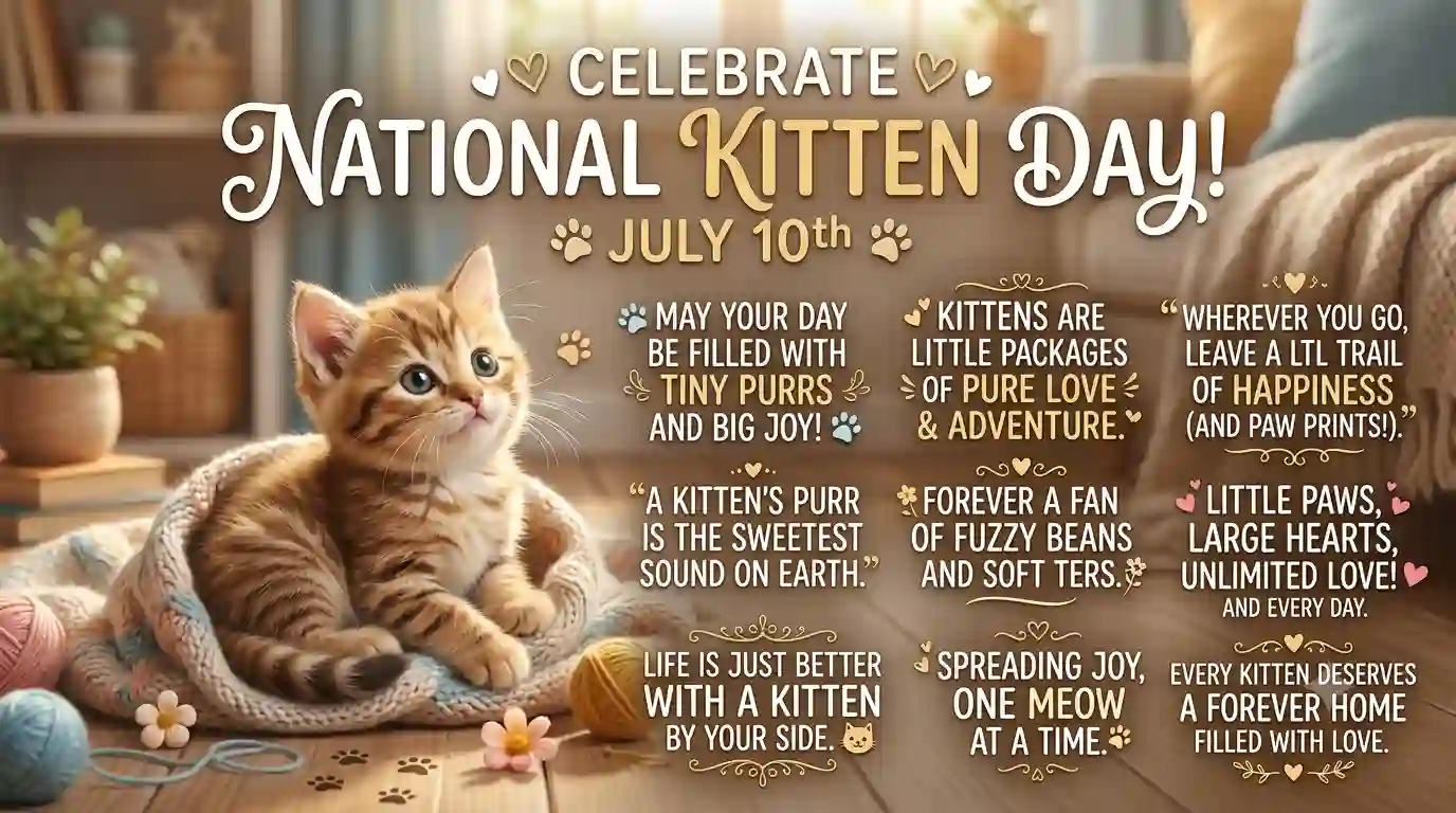 National Kitten Day Wishes