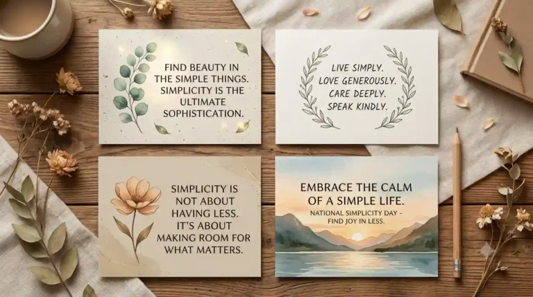 National Simplicity Day Wishes