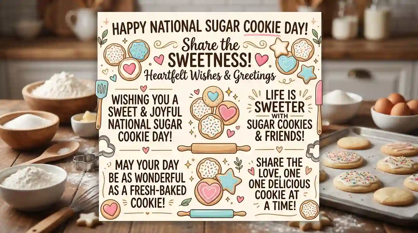 National Sugar Cookie Day Wishes