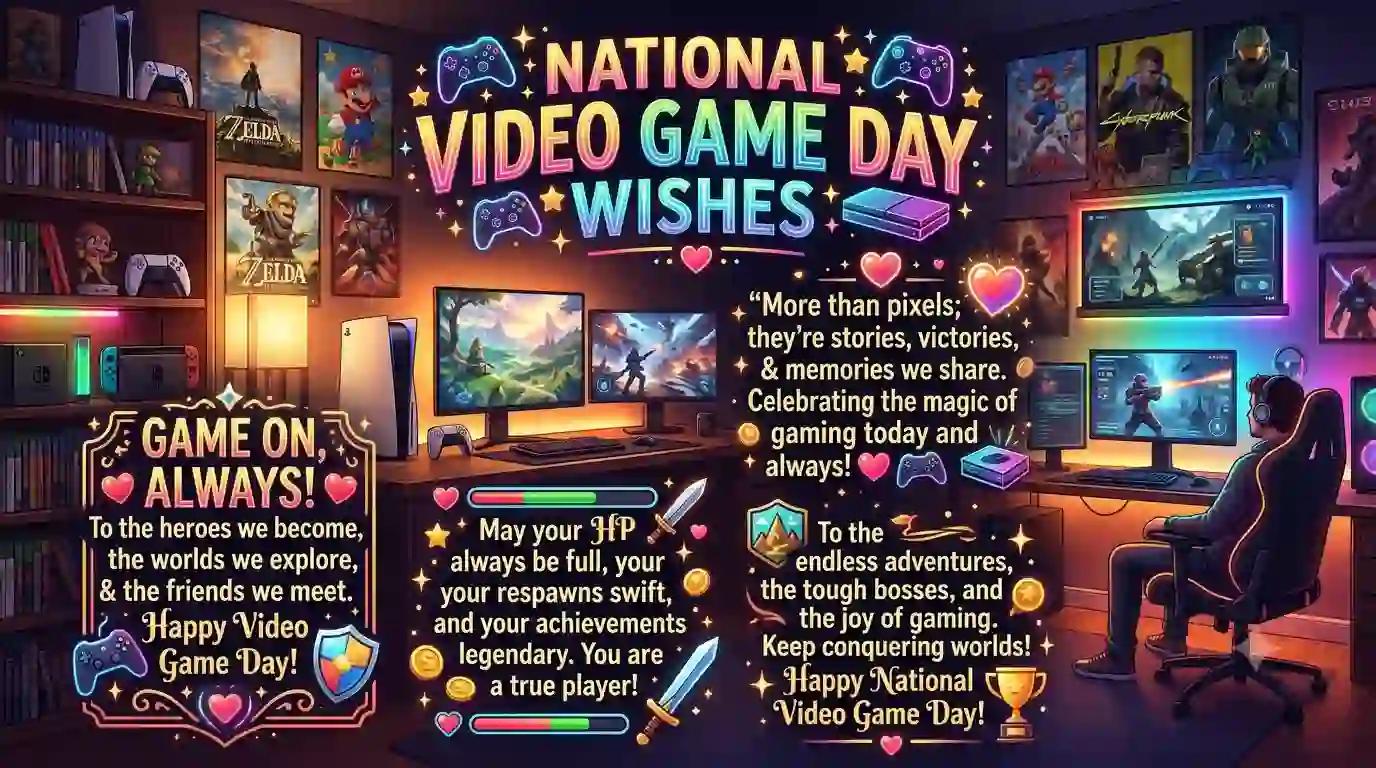 National Video Game Day Wishes