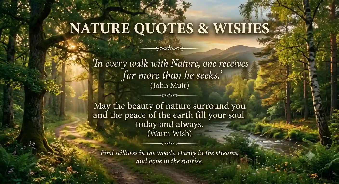 Nature Quotes and Wishes