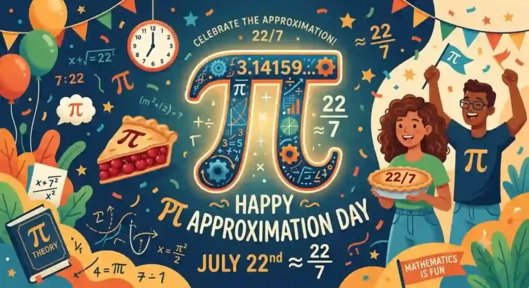 Pi Approximation Day Wishes