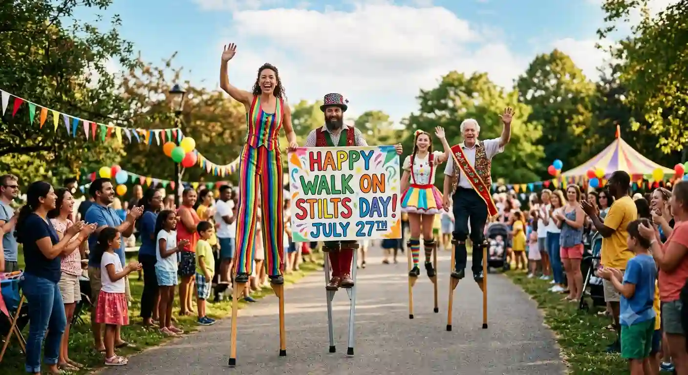 Walk on Stilts Day Wishes