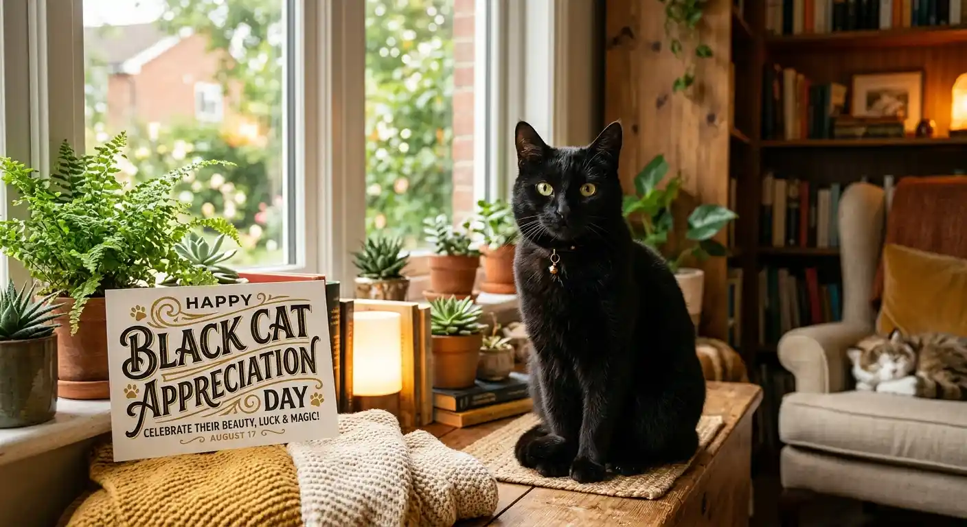 Black Cat Appreciation Day Wishes