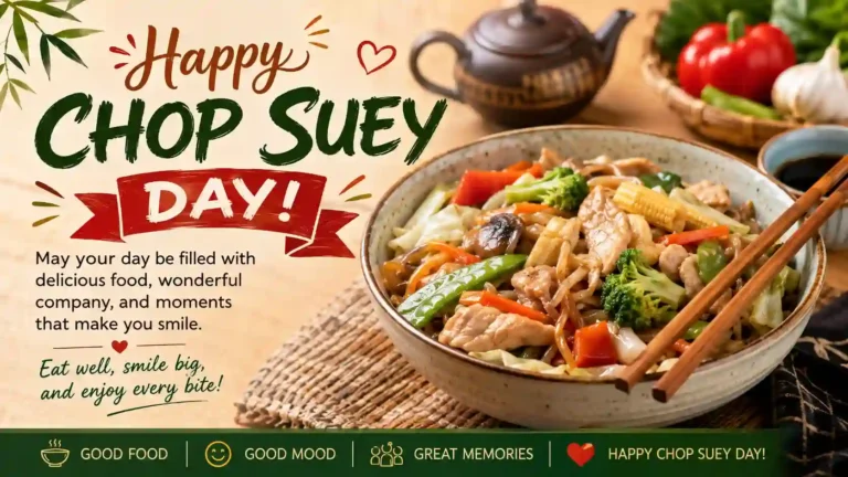 Chop Suey Day Wishes