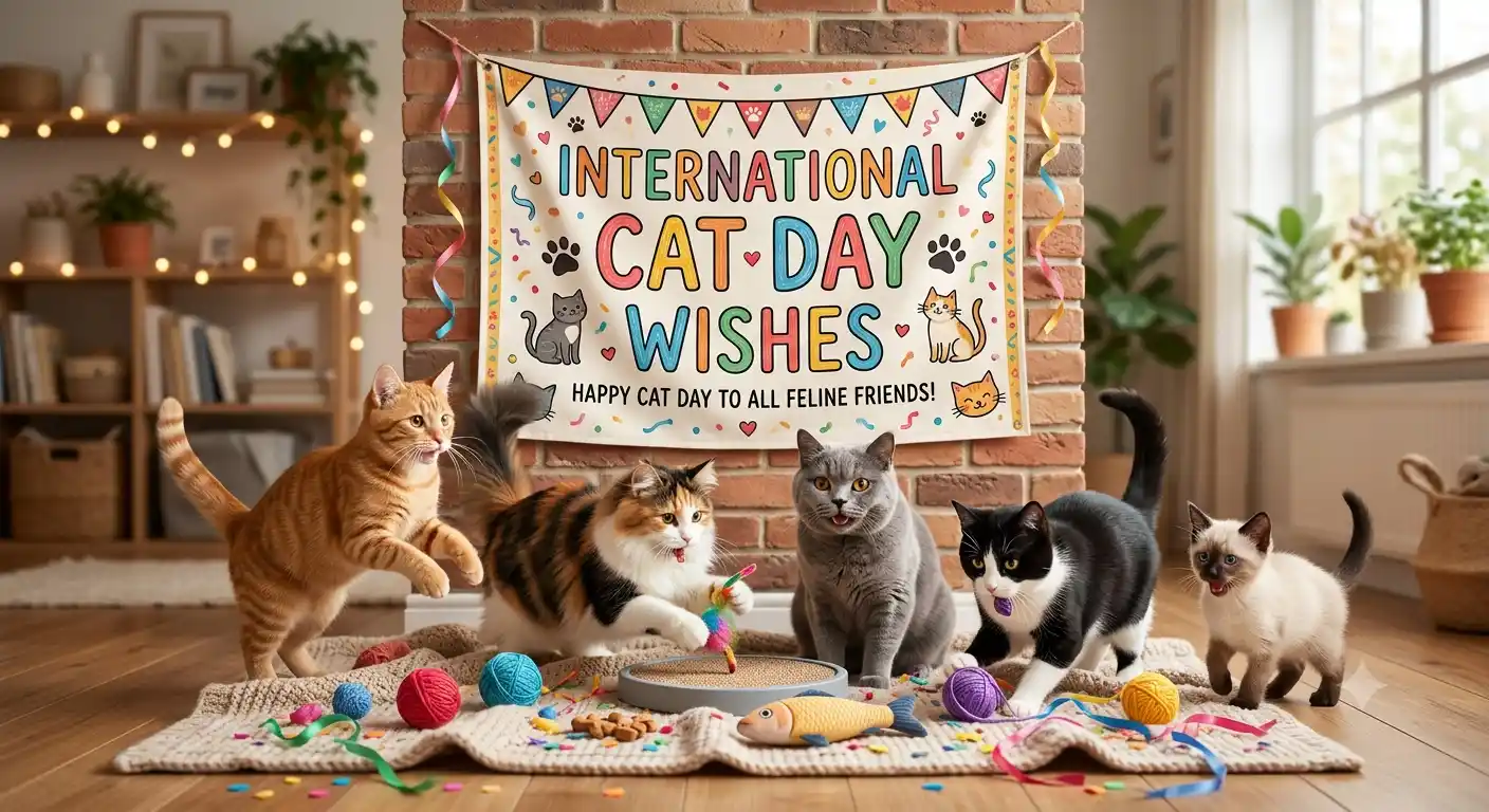 International Cat Day Wishes