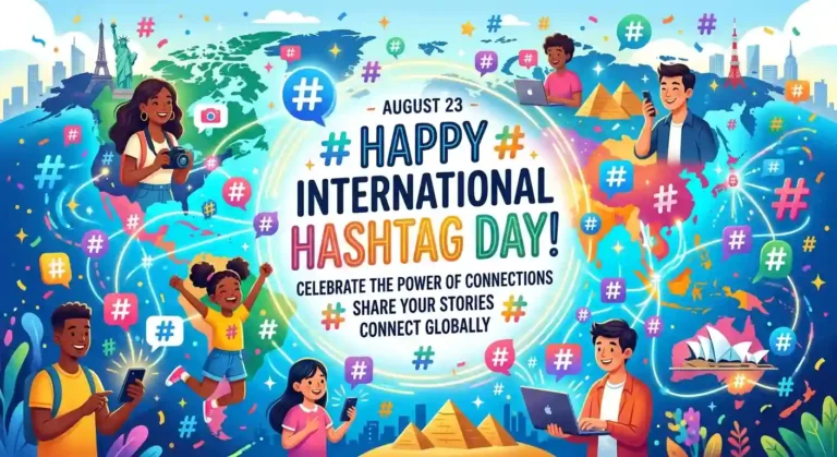 International Hashtag Day Wishes