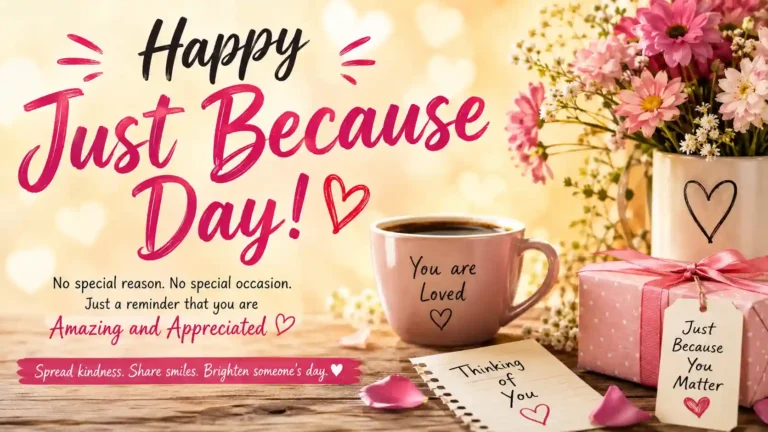 Just Because Day Wishes