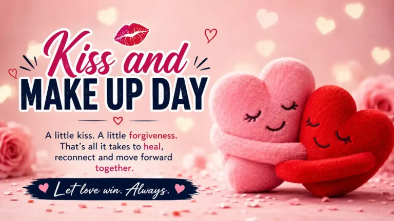 Kiss and Make Up Day Wishes